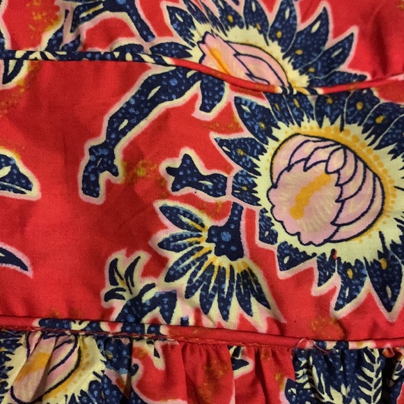 House of Harlow 1960 Women’s Red Floral Knot Tie Dress size XL - Picture 13 of 14